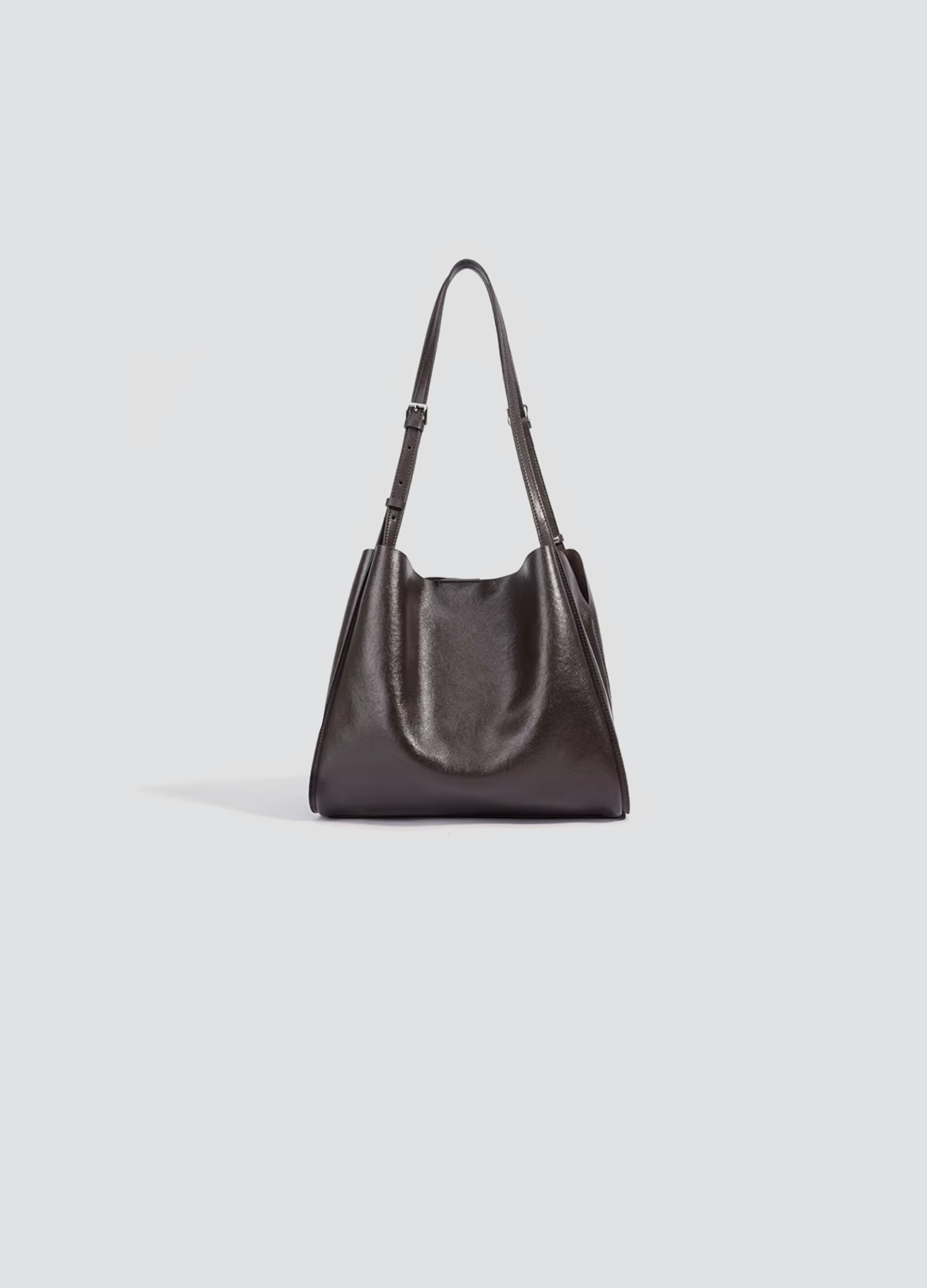 Glory Shiny Leather Tote Bag