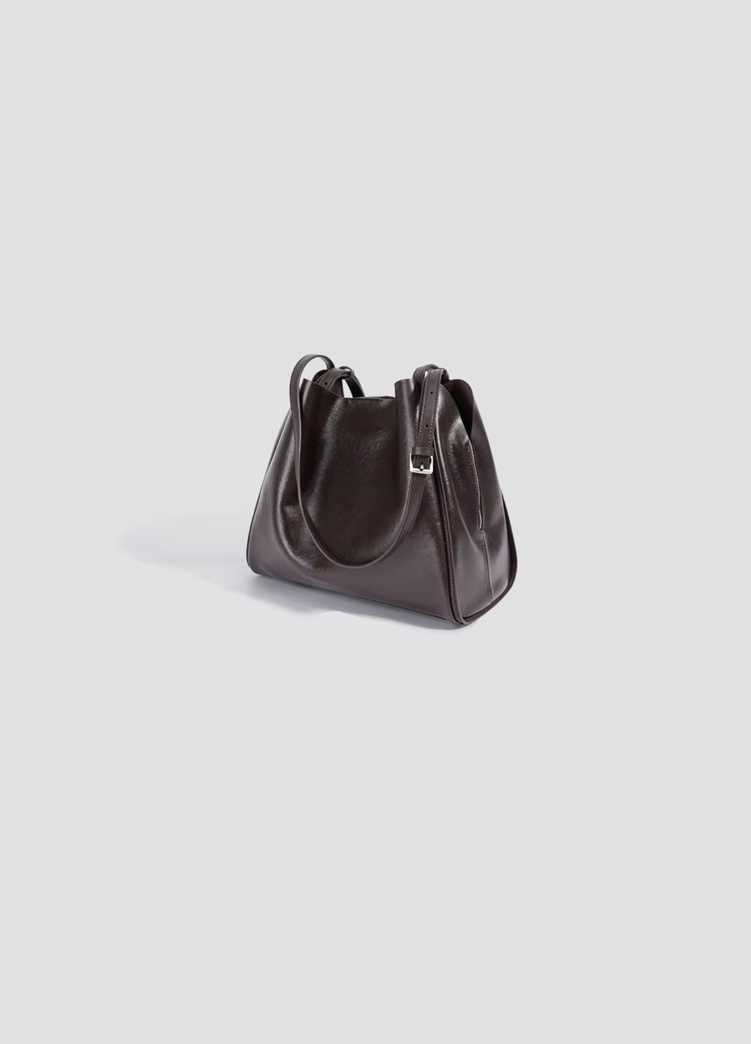 Glory Shiny Leather Tote Bag