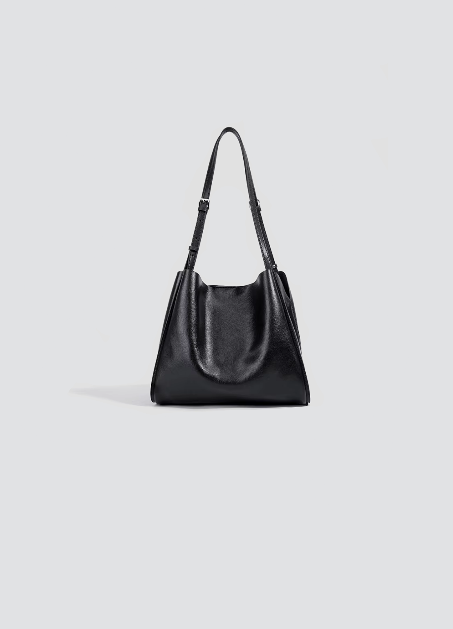 Glory Shiny Leather Tote Bag